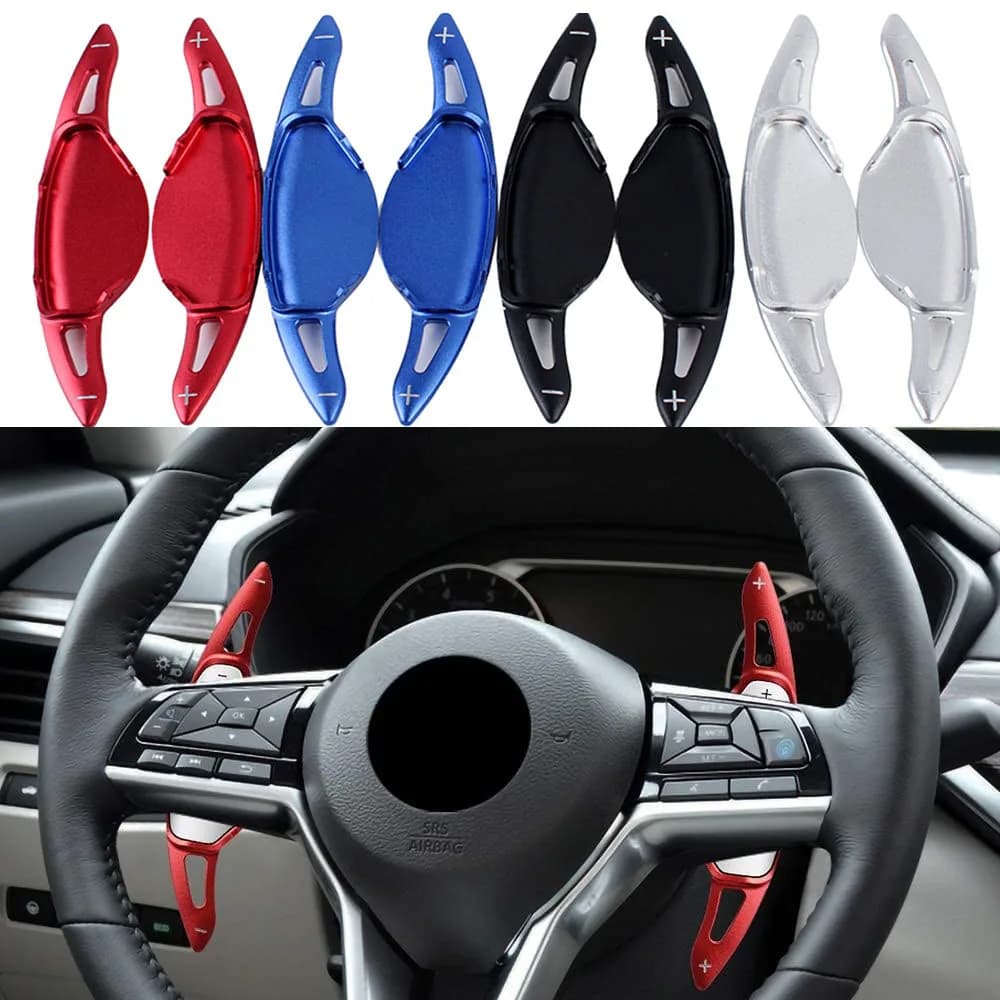 Per Nissan Altima Rogue X-Trail Pathfinder Qashqai Infiniti QX50 QX55 QX60 Volante Shift Paddle Shifter Estensione Della Copertura