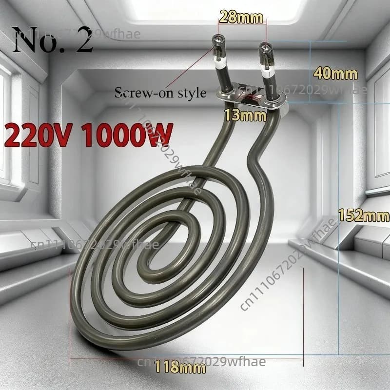 Suitable for air fryers, electric heating elements, mosquito coil heater trays, and air heating ring accessories.