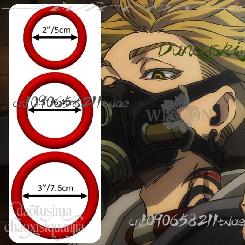 Anime GACHIAKUTA Cosplay Rudo Surebrec Riyo Reaper 3D Polilattico Acido Braccialetto Puntelli Accessori Manga Anello Natale Halloween