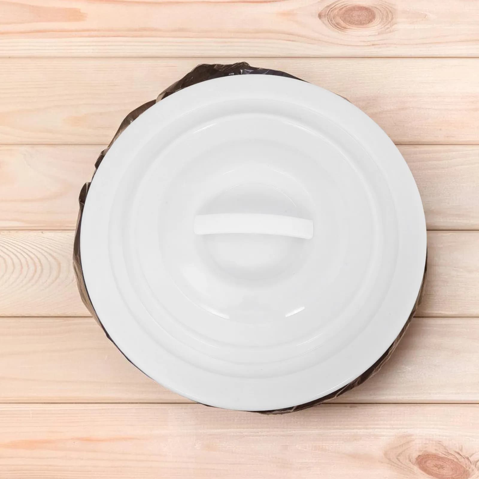 Coperchio Antiodore per Bidone della Spazzatura, per Giardino e Casa, Contenitore per Riciclaggio, Secchio d'Acqua, 12-30 Galloni, Coperchio Rotondo di Ricambio in Plastica Resistente