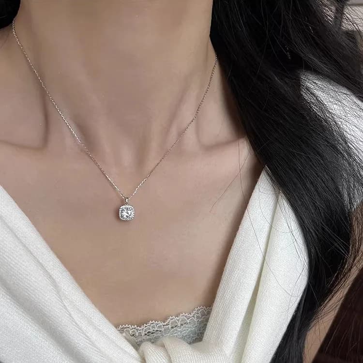 s 925 Sterling Silver Sugar Cube Ring Moissanite Bracelet Eight Hearts Eight Arrows Pendant Necklace Open Ring Stud Earrings Set