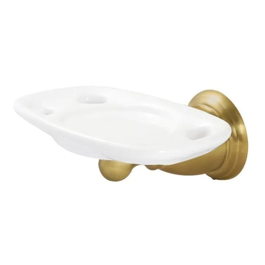 Heritage Toothbrush and Tumbler Holder Brushed Brass