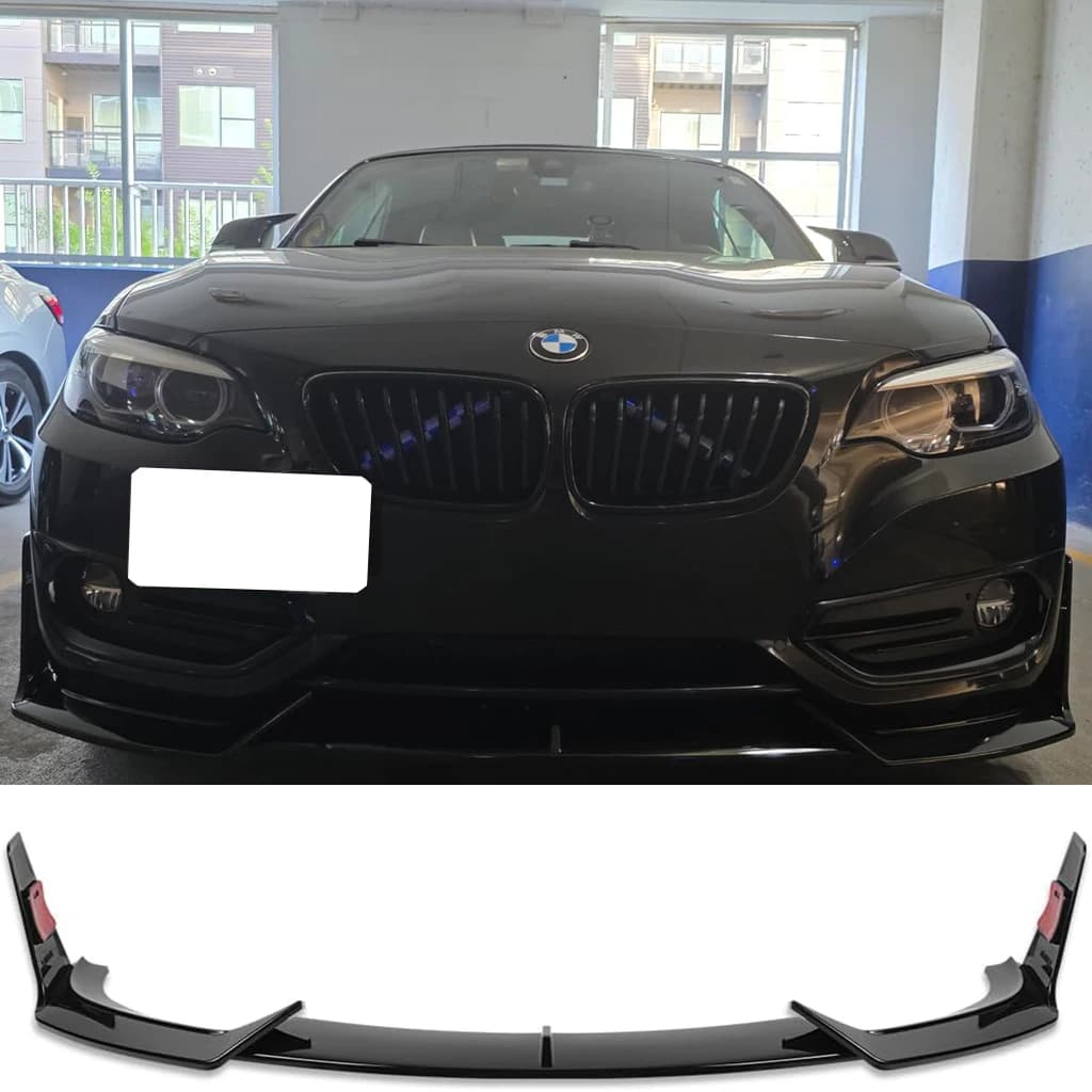 Car Front Bumper Splitter Lip Diffuser Body Kit Spoiler Guard For BMW F22 F23 2-Series 220i 228i 230i M240i M235i 2014-2021