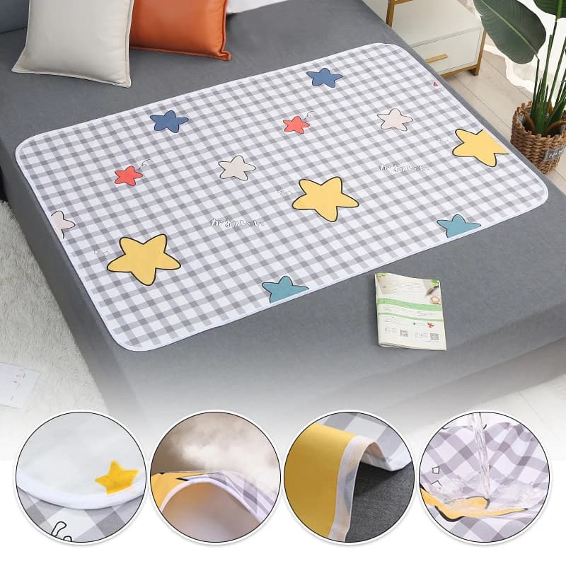 Waterproof Mat for urine Protection for children Small diapers for cartoons Adult diapers for incontinence Washable sheets