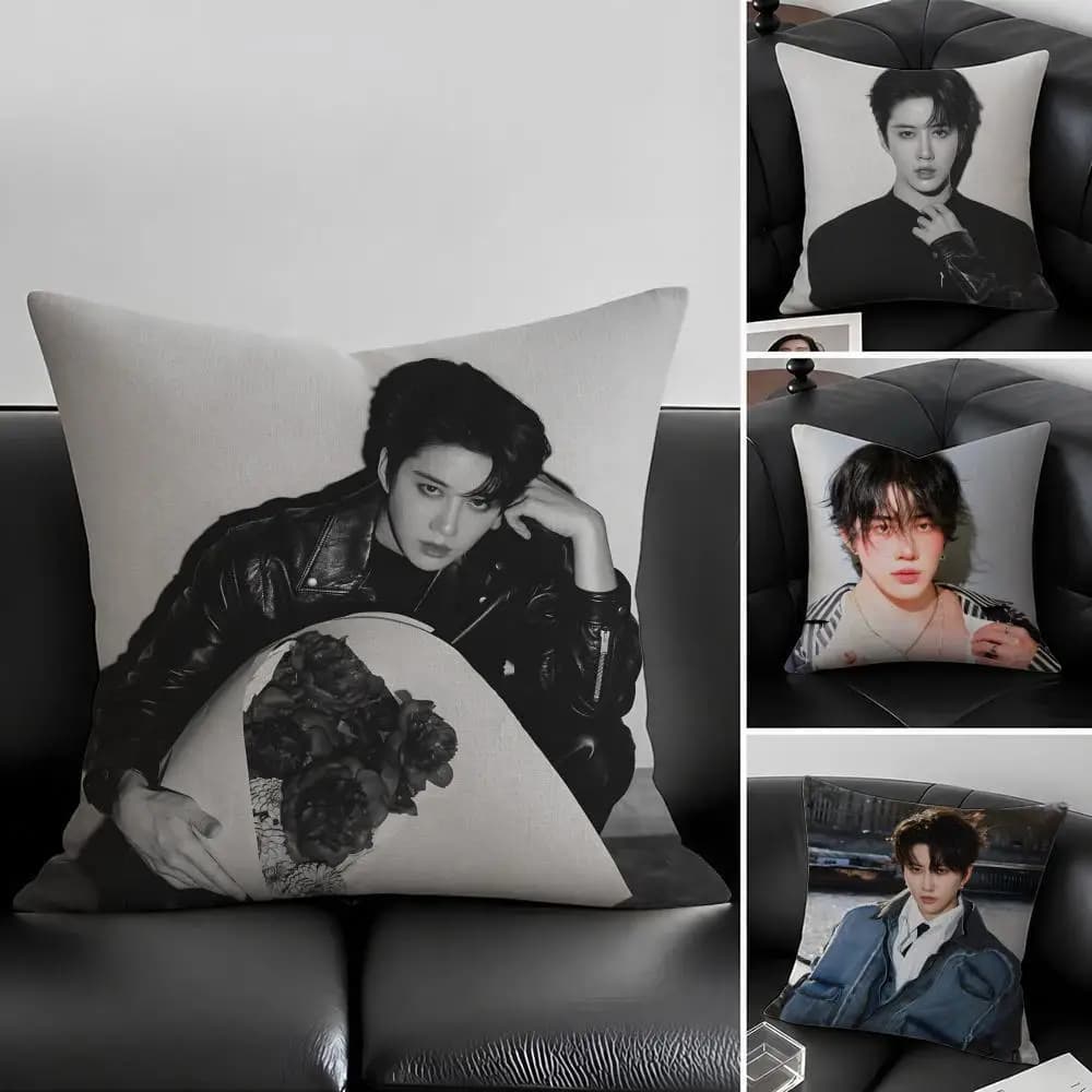 Set di Federe in Lino Naturale, Decorazione Completa per Divano, Camera da Letto e Sedia M-Mike AngeloS
