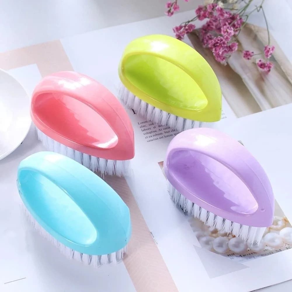 2 PZ/SET Spazzola per Utensili da Cucina Spazzola per Pulizia in Plastica Spazzola per Vasca da Bagno Multifunzionale Portatile Mini Spazzola per Scarpe Bagno