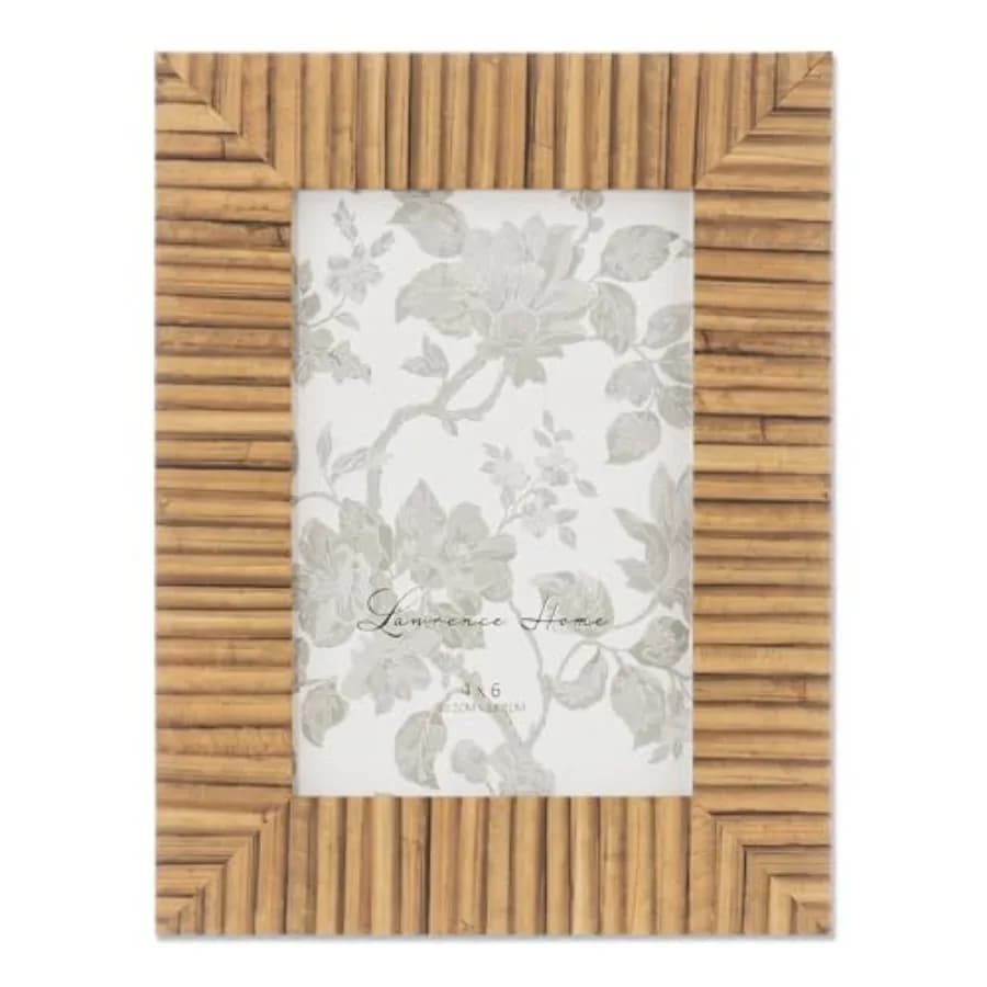 Natural Finish Picture Frame - Bamboo Design