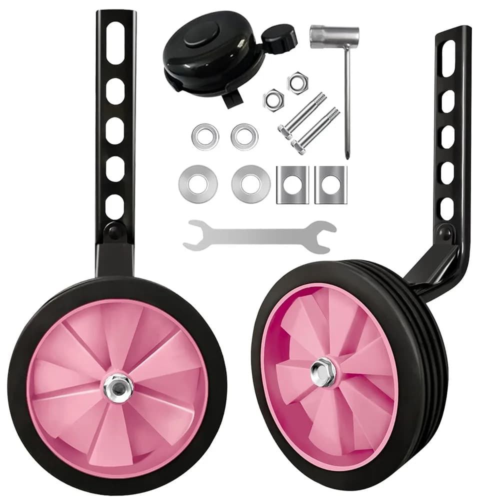 Ruota ausiliaria per bicicletta per bambini Staffa universale a cinque fori Staffa per bicicletta per bambini Accessori per biciclette per bambini