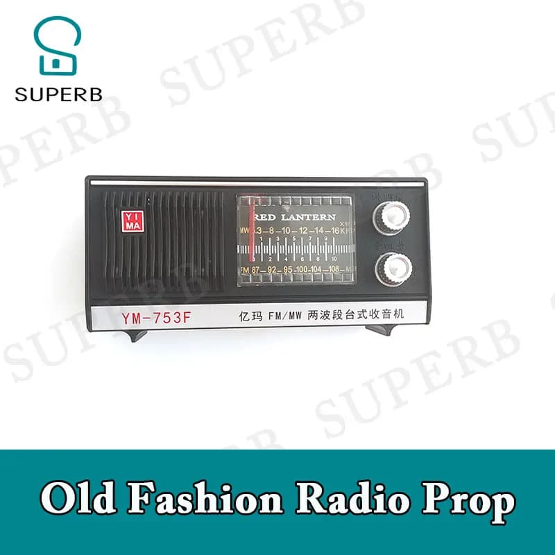 2024 Nuovo oggetto di scena per fuga vecchio stile radio per regolare la radio per ottenere l'intrusione audio e sbloccare il superbo oggetto di gioco nella vita reale