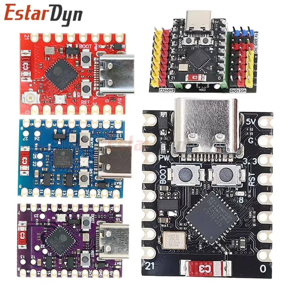Scheda di sviluppo Estardyn ESP32-C3 S3 C6 H2 SuperMini, modulo WiFi Bluetooth con antenna in ceramica per Arduino