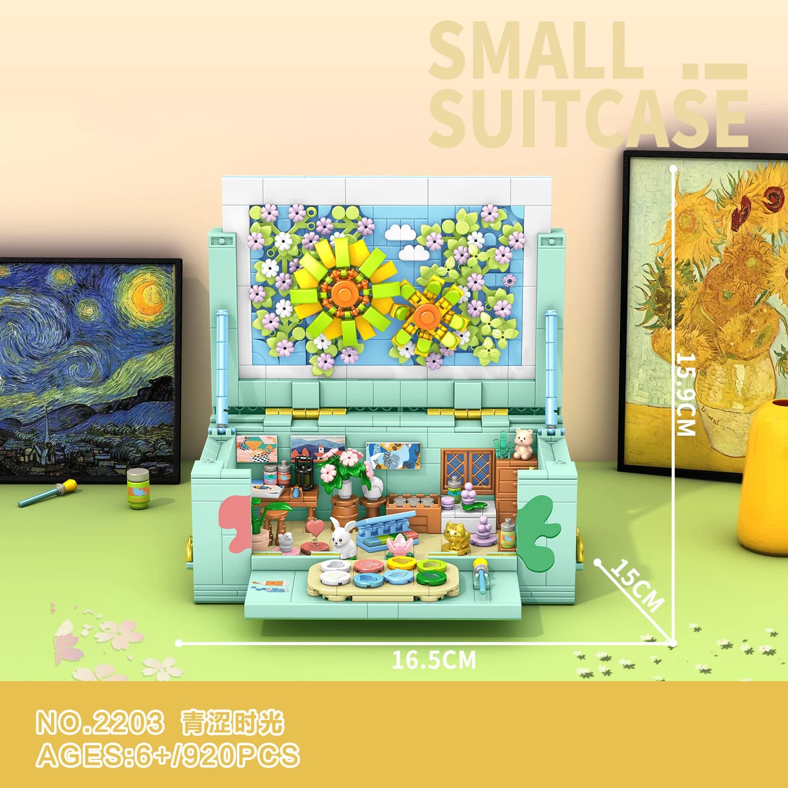 Street View Micro Building Blocks modello di casa dei fiori Set di costruzione Decorazione della casa Giocattolo per bambini Regalo di compleanno per ragazza di 8 anni