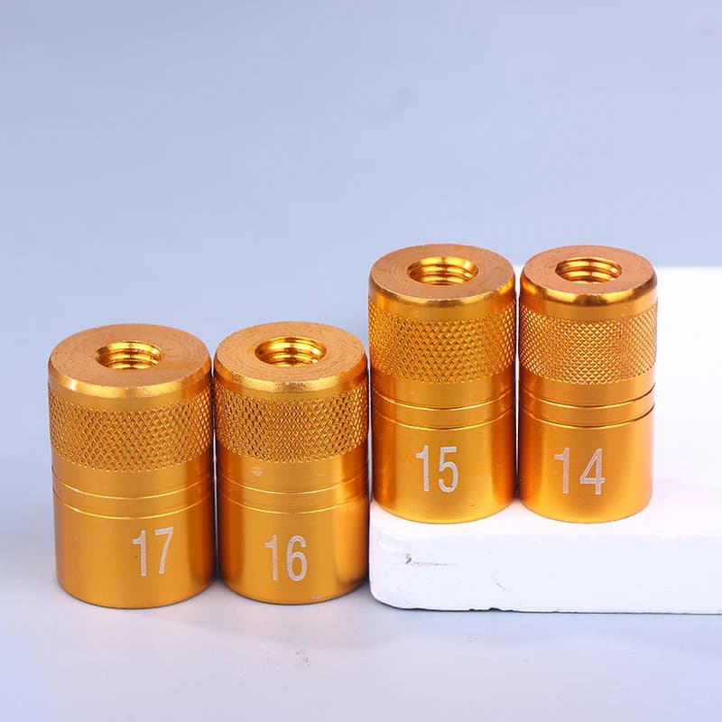 New 2Pcs 10-17CM Plunge Net Connector Fishing Rod Plunge Net Connector Screw Plunge Net Head Connector DIY Plunge Net Head