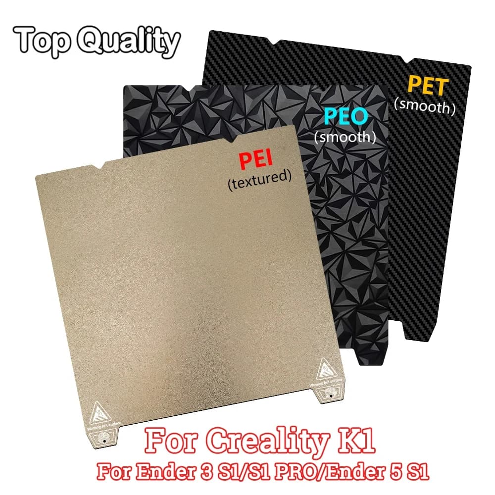 Piastra di stampa K1 Max per Creality K1C, Creality K1, H1H, PEO, PEY, PEI, 235x235, 310x315, compatibile con Ender 3 S1, Ender 3 V3 SE