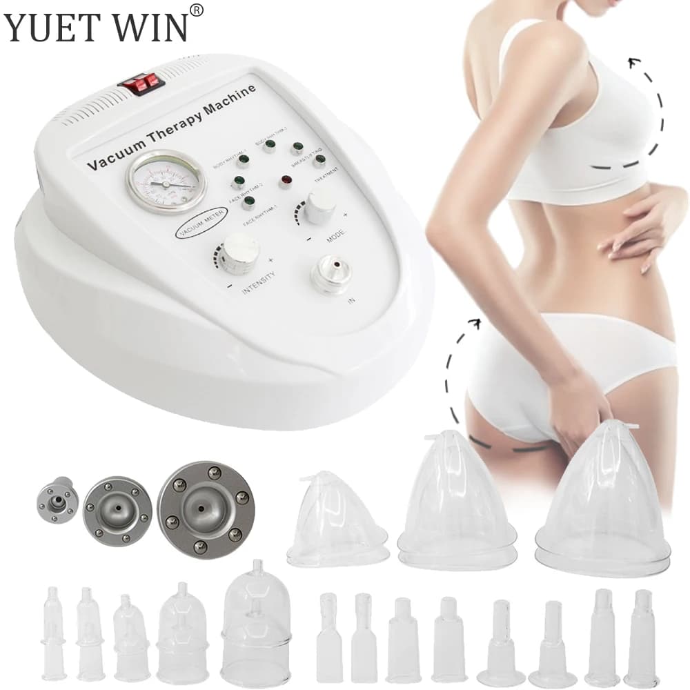 Macchina per terapia di massaggio sottovuoto Pompa per l'ingrandimento Sollevamento del seno Modellatura del corpo Tazza per massaggio Rassodante e sollevamento Attrezzatura di bellezza