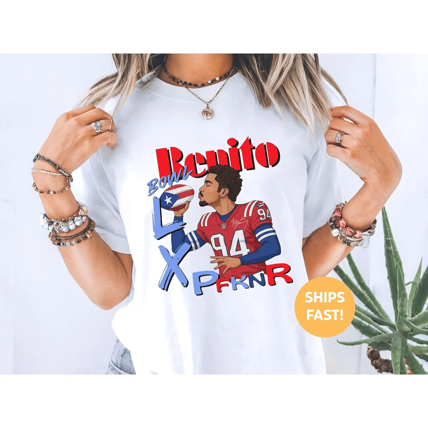 Big Game 2026 Graphic T-Shirt, Halftime Show Football Theme Tee, Retro Latin Music Inspired Game Day Top, Unisex Casual Streetwear Shirt