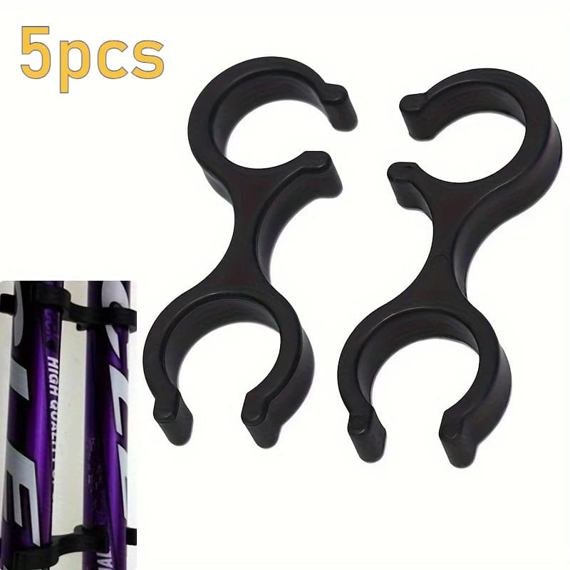 5pcs Outdoor Trekking Pole 8-character Buckle, Double Pole 8-Shaped Buckle, Trekking Pole Clip, Walking Stick Accessories