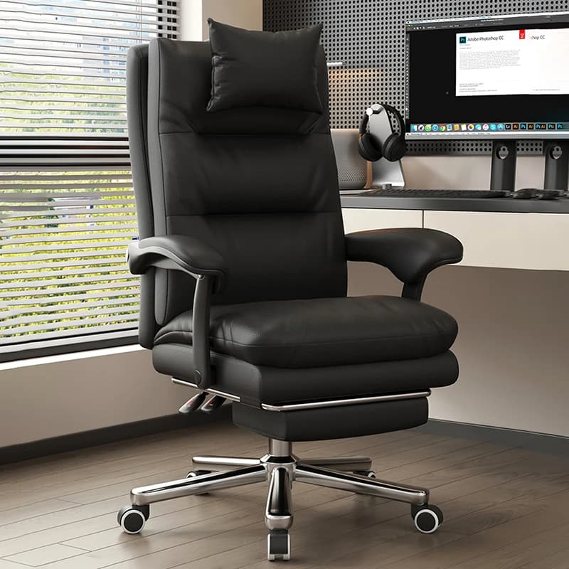 Comoda sedia da ufficio con rotelle Poltrona da ufficio ergonomica girevole Sedia da ufficio Accento Gaming Camera da letto Silla Mobili per la casa ergonomici