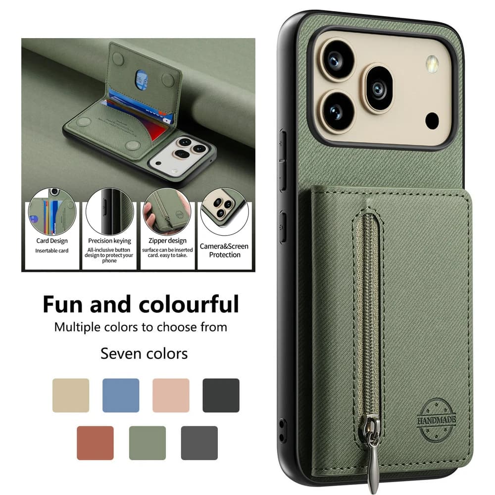 For Honor 600 Pro 2026 Global Version Leather Case Zipper Wallet RFID Card Phone Holder Back Panel Honor600 Pro 600 Lite Funda