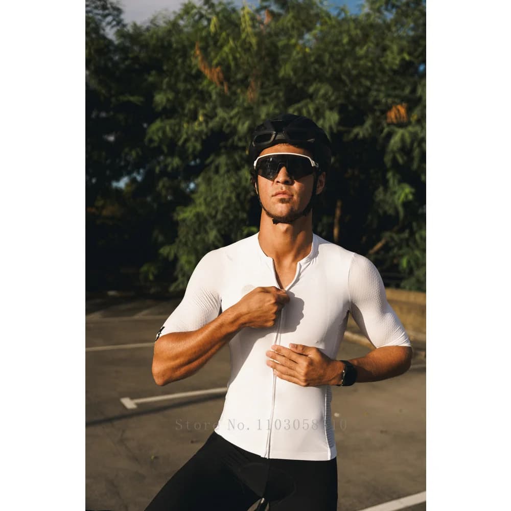 Maglia da ciclismo WYN Set Maglia da bicicletta traspirante da uomo Pantaloncini da bici Abbigliamento sportivo Pa