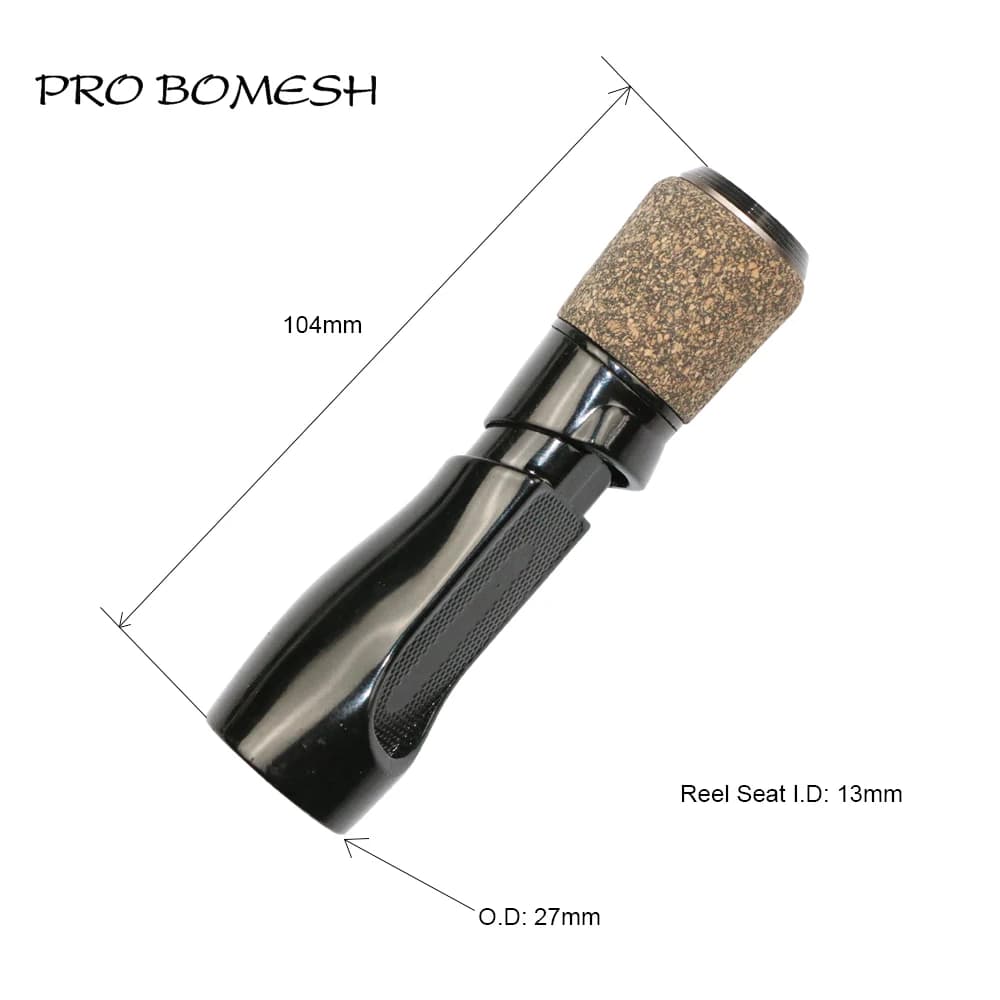 Pro Bomesh 1 pz tappo in sughero di gomma EVA rivestimento in alluminio set di sedili per mulinello da spinning accessorio per riparazione componenti di costruzione di aste fai da te