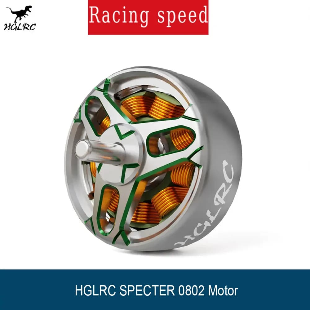 HGLRC SPECTER 0802 Brushless Motor 21000KV 1S LIPO Compatible 31mm/41mm Propeller for Freestyle Tinywhoop Drone 4PCS FPV