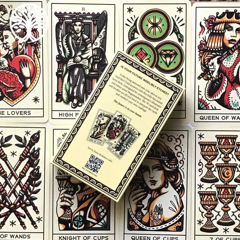 Tattoo Tarot: Ink & Intuition Cards Perfect Gift for The Modern Spiritualist Any Fan of The Metaphysical Astrology Horoscopes