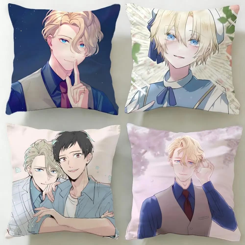 anime The Case Files of Jeweler Richard Federa per cuscino morbida e facile da lavare – Versatile per divano, letto, viaggi e ufficio