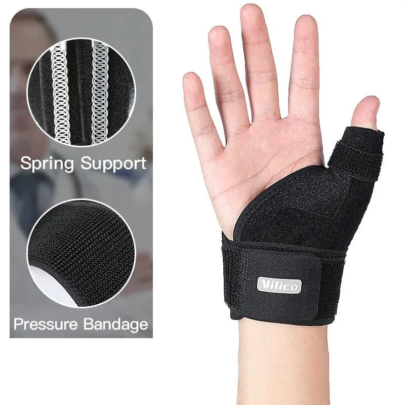 Supporto per Polso 1 Pezzo, Protezione per Artrite, Recupero Lesioni del Guaina Tendinea, Tutore per Polso, Fascia di Supporto per Distorsioni delle Dita