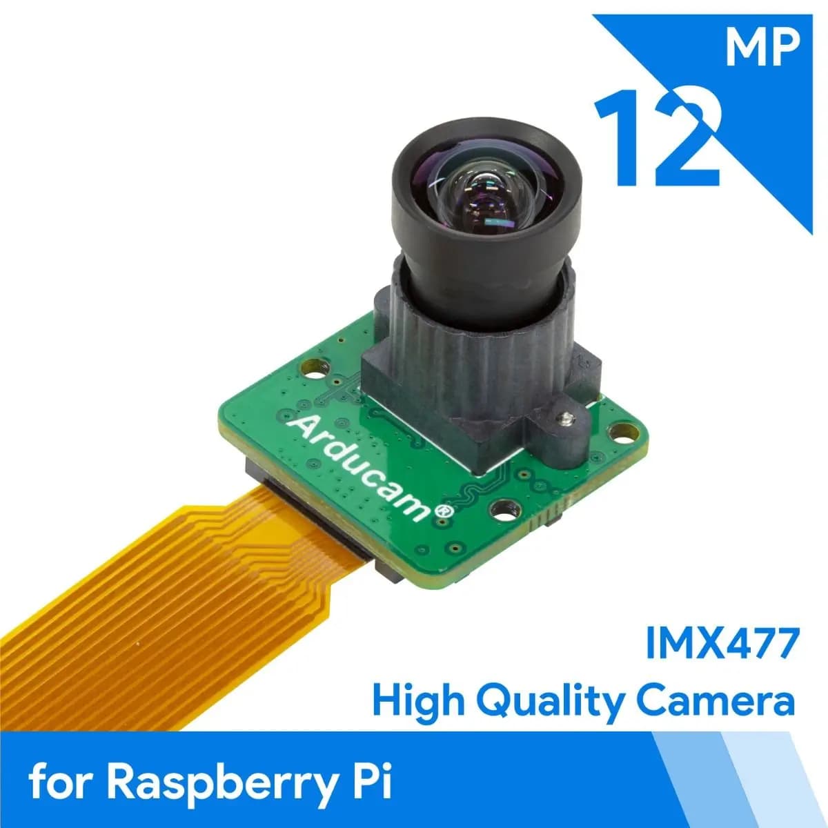 Arducam 12MP IMX477 Mini modulo fotocamera di alta qualità per Raspberry Pi e Pi zero
