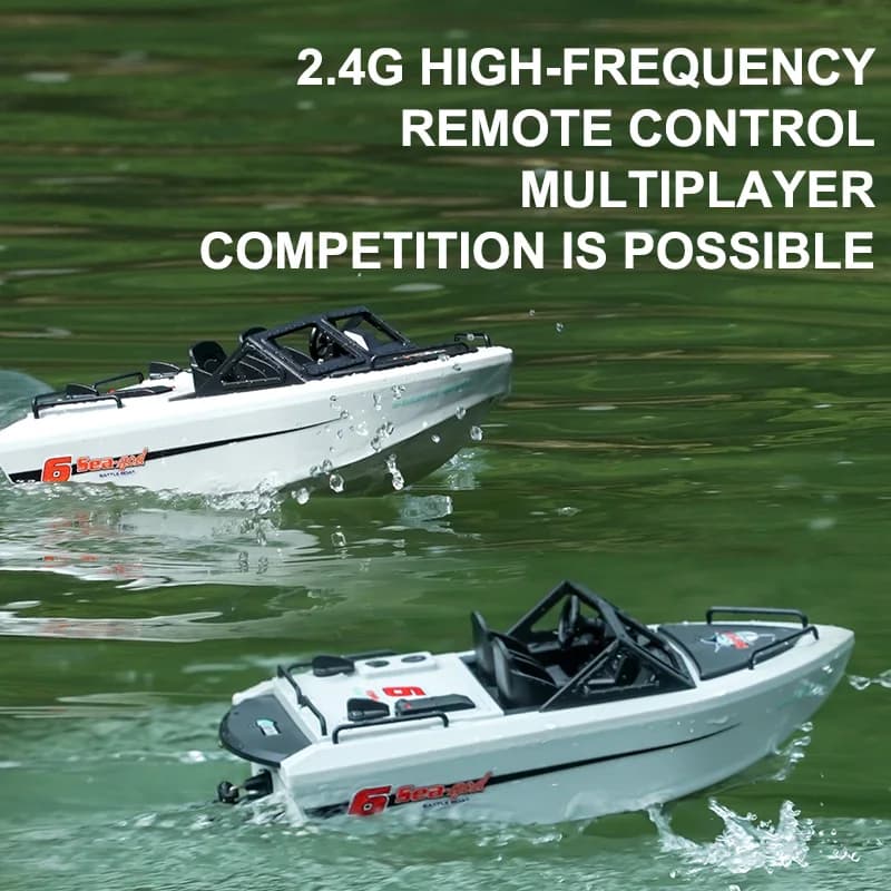 1/12 Brushless High-speed RC Speedboat Simulation Rescue Boat Model Electric Remote Control Racing Boat Water Game Toy Boy Gifts
