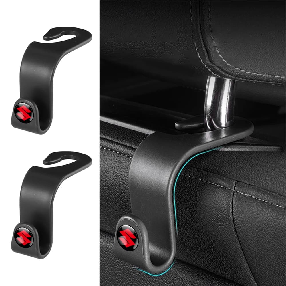 2Pcs Car Seat Back Hook Hanger Fastener Organizer Holder Car Storage Accessories For Suzuki Swift Sport Vitara Jimny SX4 Alto