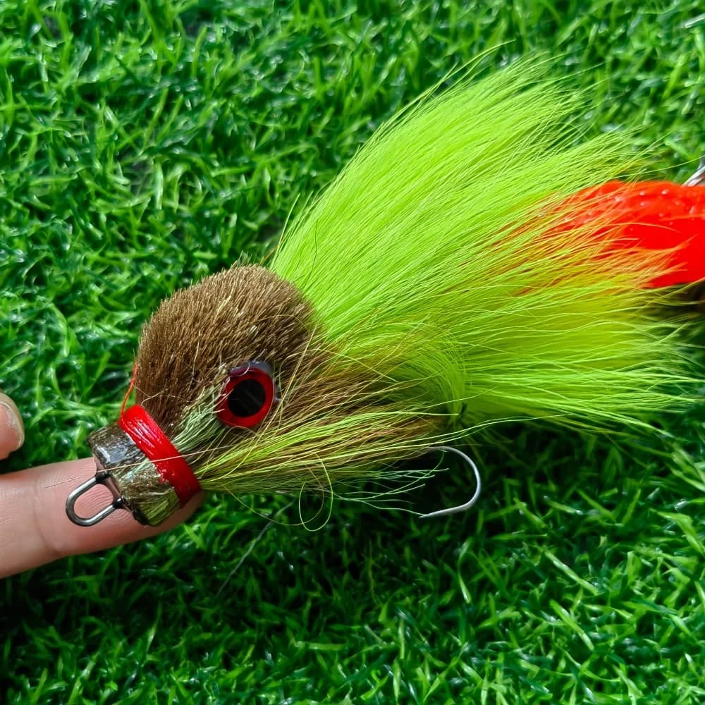 MUKUN 1PC Large Water Salt Luccio Mouse Fishing bait 22 cm/36g Swimbait Recalling Artificial Soft Fishing in Moscow for Spigola Luccio