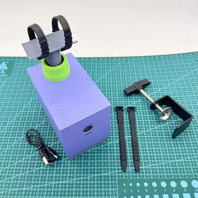 Miscelatore automatico con bottiglia di vernice (19-42mm) con apparecchi - Mini piastra vibrante per vernice elettrica da tavolo
