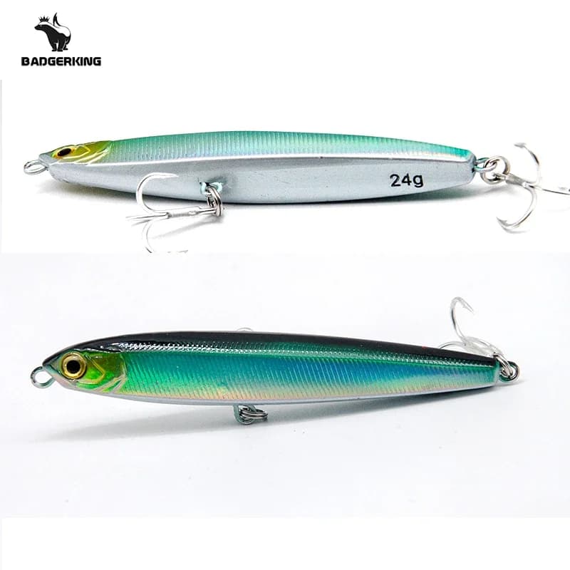 esche artificiali jiggging 10g 14g 18g 24g wobblers per la pesca al surf affondamento jigging pesciolini richiamo di pesca