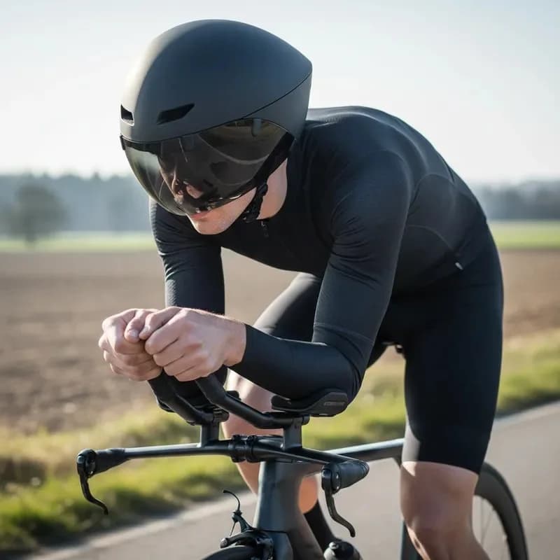 Triathlon TT goggles helmet mountain bike goggles pneumatic riding helmet outdoor racing helmet