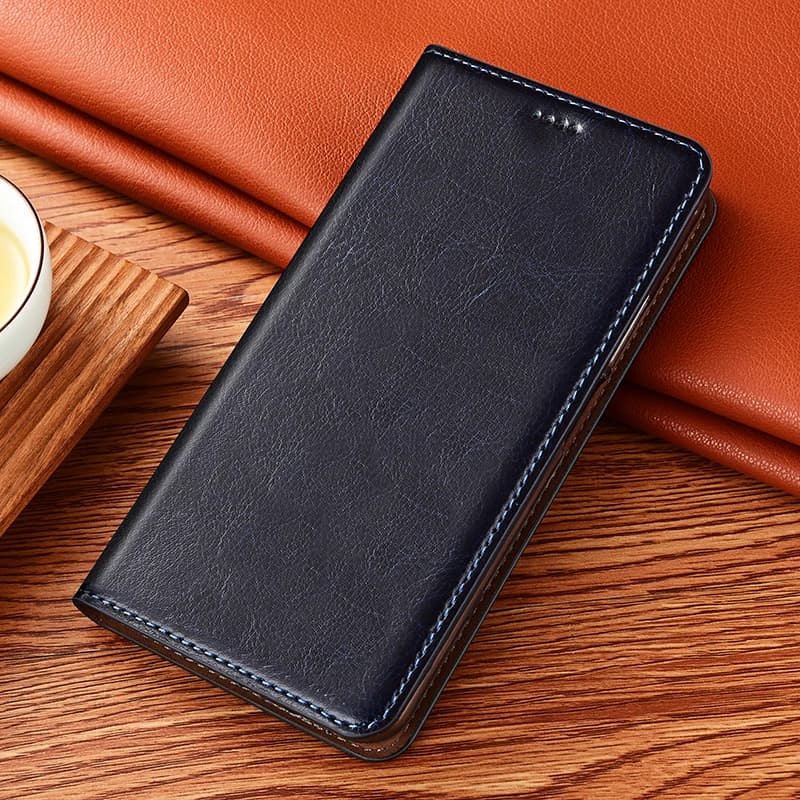 Phone Case for XiaoMi Mi 8 9 9T SE Pro Lite Case Mi 9 Lite Crazy Horse Genuine Leather Magnetic Flip Cover