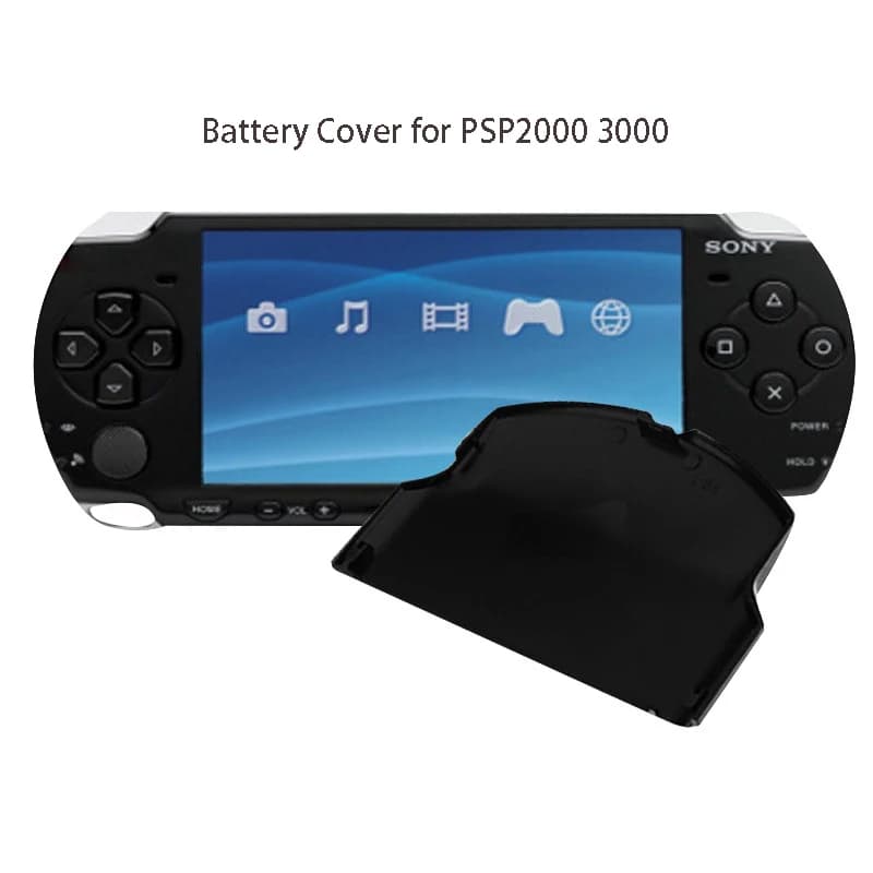 Coperchio Batteria per PSP 2000 3000 Slim, Custodia Protettiva in Plastica per Batteria Sony PSP2000 PSP3000, Ricambio