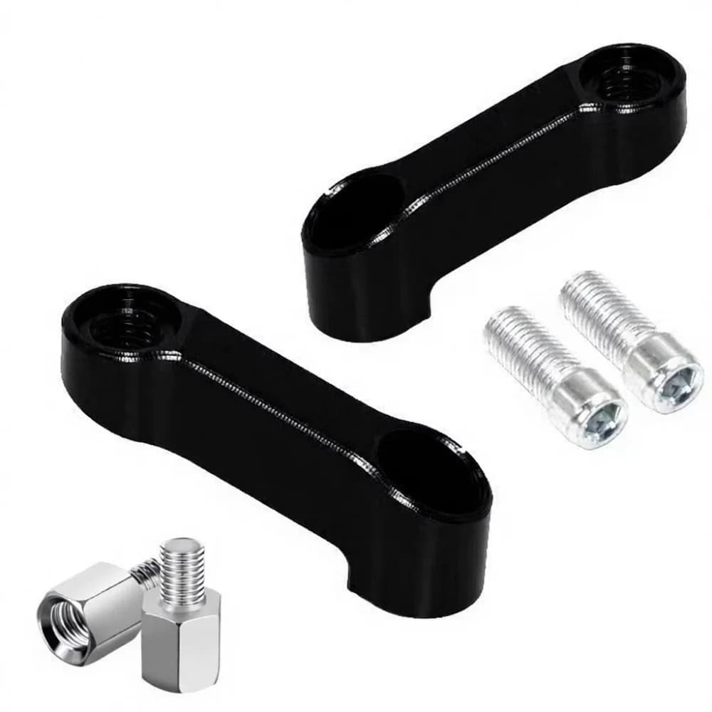 Motorcycle Handlebar Rearview Mirror Mount Extender Aluminum Alloy Riser For Electric Bike Scooter Accessories Part