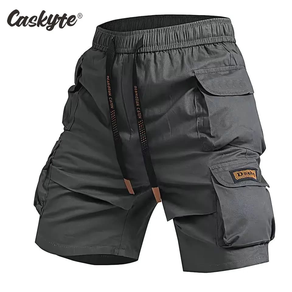 CASKYTE Team Cycling Shorts for Men, Motorcycle Shorts, Bicycles, Enduro, Mountain Bike Court pants, Cargo Clothing 2026, Short Cycling Hombre