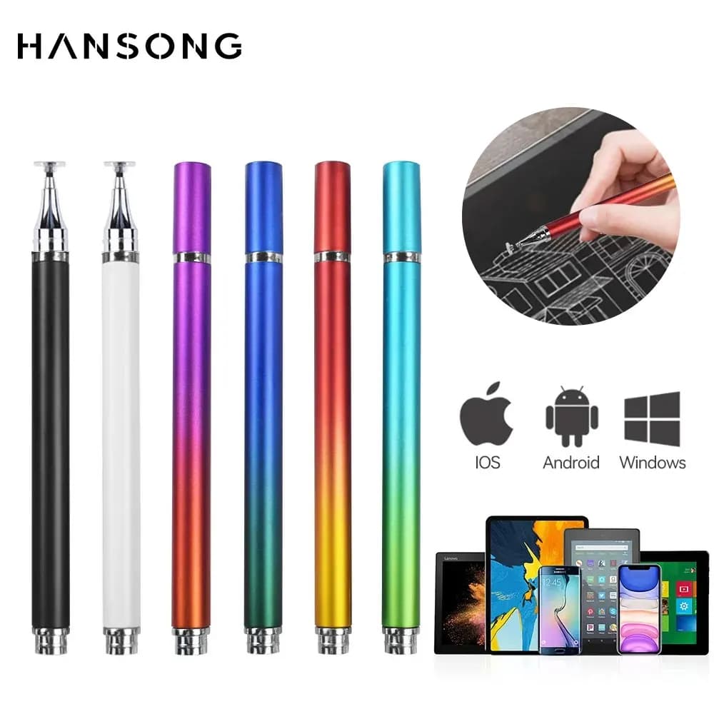 Penna stilo universale per Android IOS Touch Screen penna capacitiva per iPad per Apple Pencil Drawing Pen per Huawei Xiaomi Phone