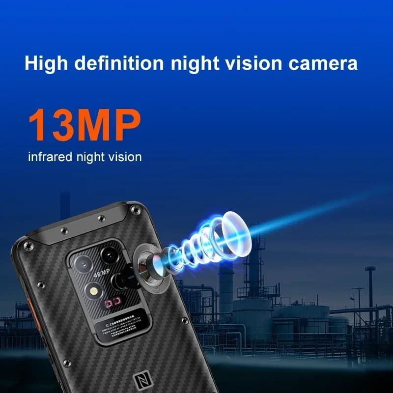 Aoro M7 HD+720*1440 Android 14 Octa Core 5800mAh VHF & UHF 2W Radio Walkie Talkie Atex DMR Walkie Talkie