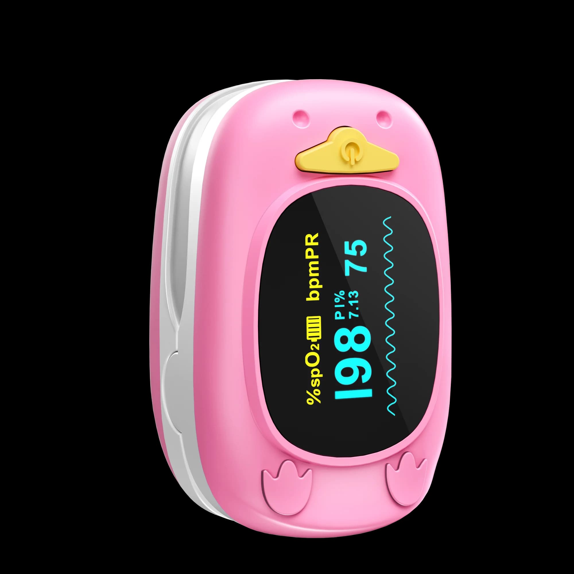 HealthTree Baby Finger Pulsossimeter Pediatric Oximeter De Dedo SpO2 PR PI Pulsioximeter Children's Child Screen OLED