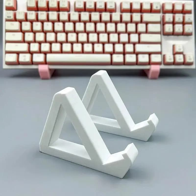 Supporto per Tastiera Meccanica in Acrilico, Espositore a Strati per Organizzazione Desktop, Casa, Gaming e Postazione di Lavoro