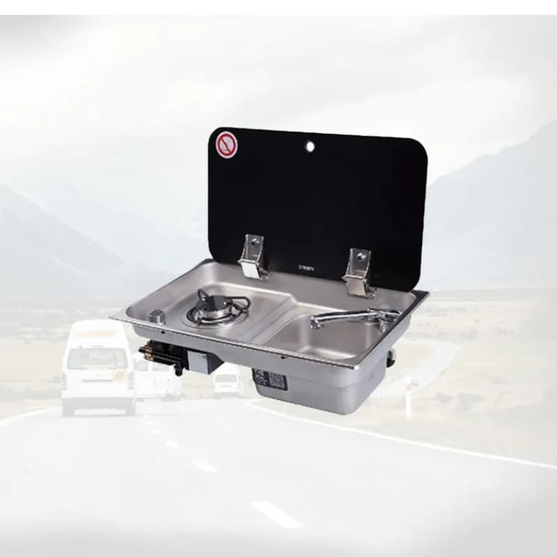 304 Stainless Steel Motorhome Gas Stoves Portable Kitchenware Camping Equipment Motorhome Stove