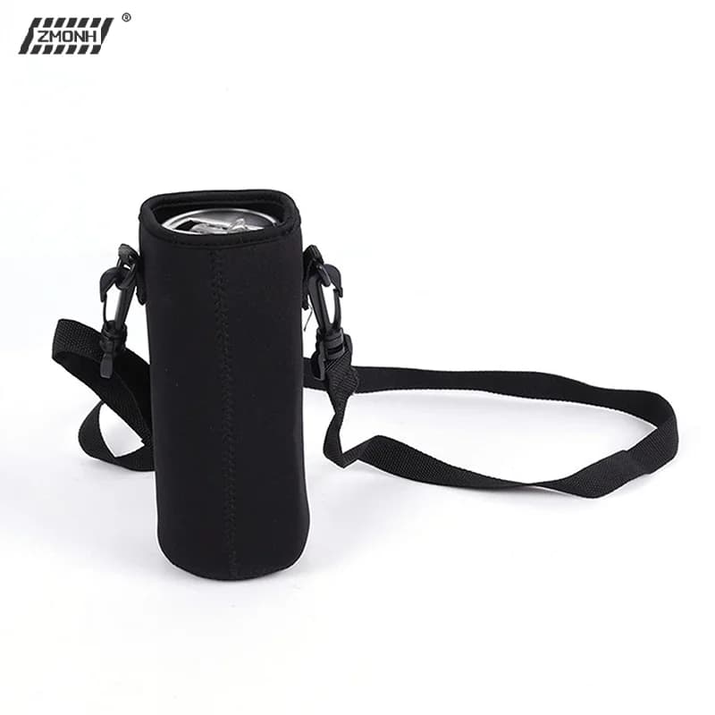 Borsa Portatile 2 in 1 per Bottiglia d'Acqua, Copertura per Tazza da Esterno, Pratica Custodia per Thermos da Viaggio