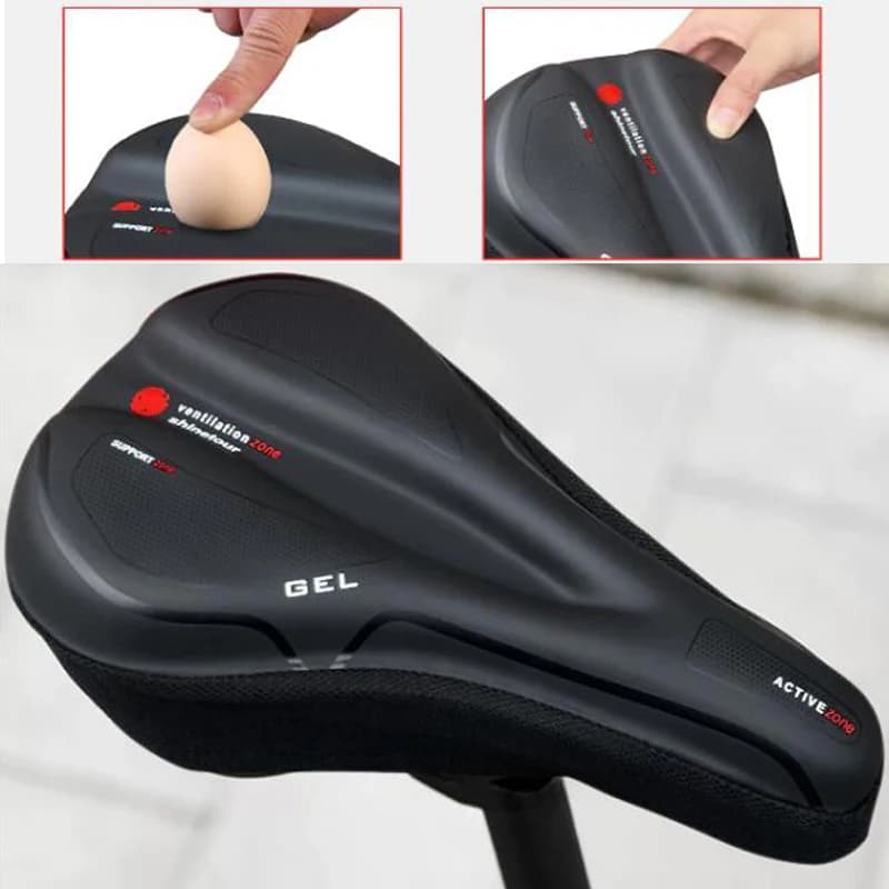 Cuscino da sella per bici da strada impermeabile Comodo coprisedile per bicicletta MTB Coprisedile da ciclismo traspirante per mountain bike