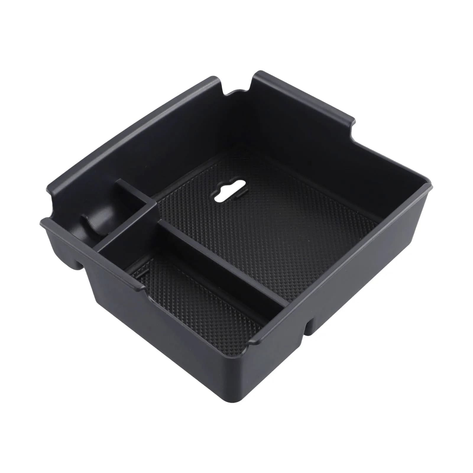 Center Console Armrest Storage Glove Box Tray Fit For SsangYong Musso 2019-2024 ABS Black Easy Install High-Quality