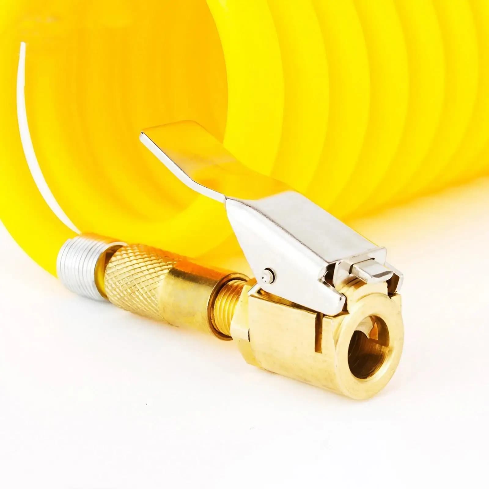 Ugello di gonfiaggio pneumatici per auto Adattatore ugello filettato pompa aria a riempimento rapido Adattatore connettore morsetto clip valvola pompa di gonfiaggio pneumatici
