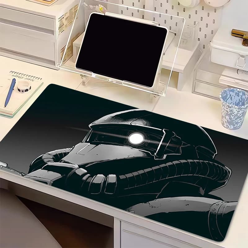 Tappetino per Mouse Meccanico Warrior G-gundam Z-zaku II Anime Ragazza Carina Tappetino da Scrivania per Computer Tastiera PC Gaming Mousepad