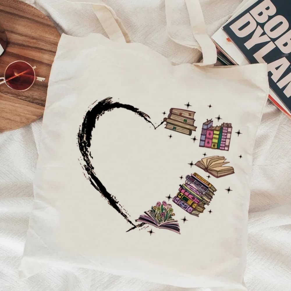 Love Hearts Best shopping bag bolsa handbag grocery bolsas de tela bag bolsa comprra cloth boodschappentas riutilizzabile sac toile
